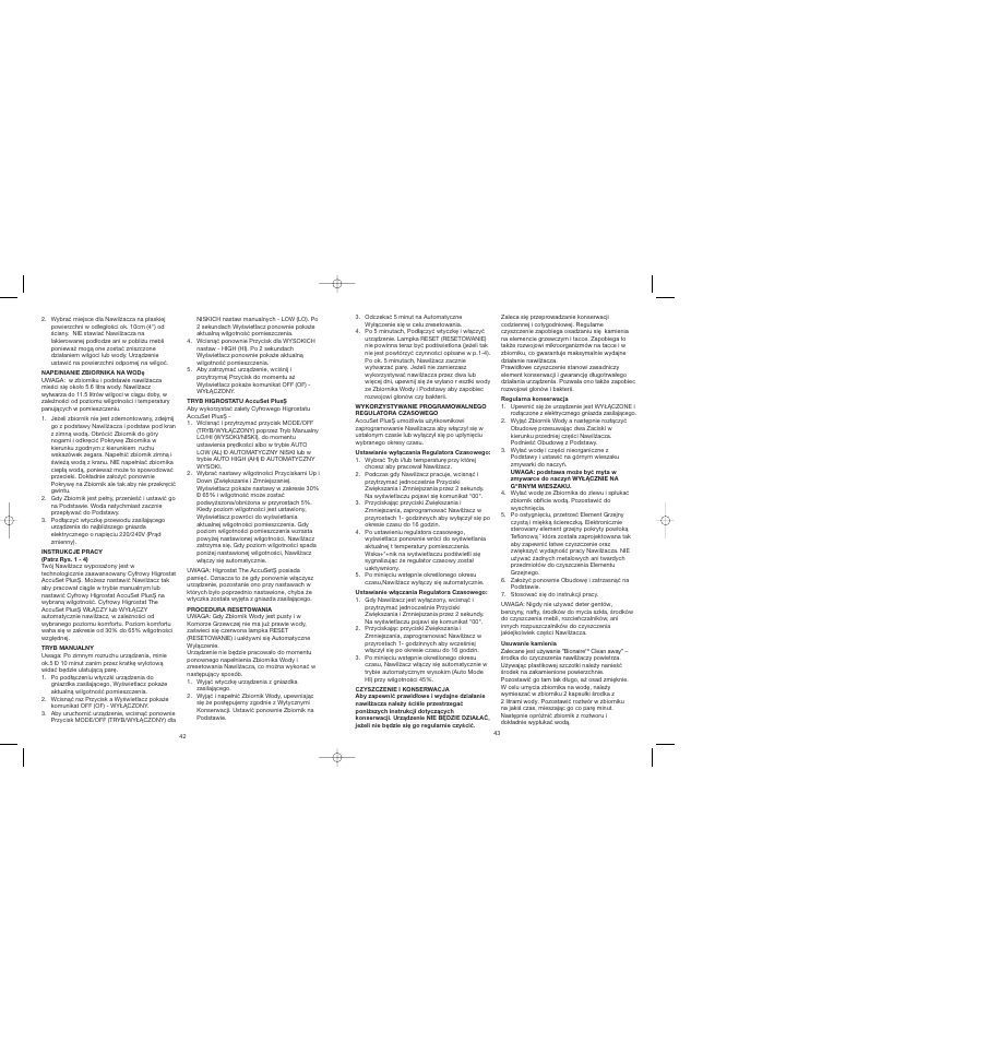BIONAIRE BWM8305 User Manual | Page 23 / 24