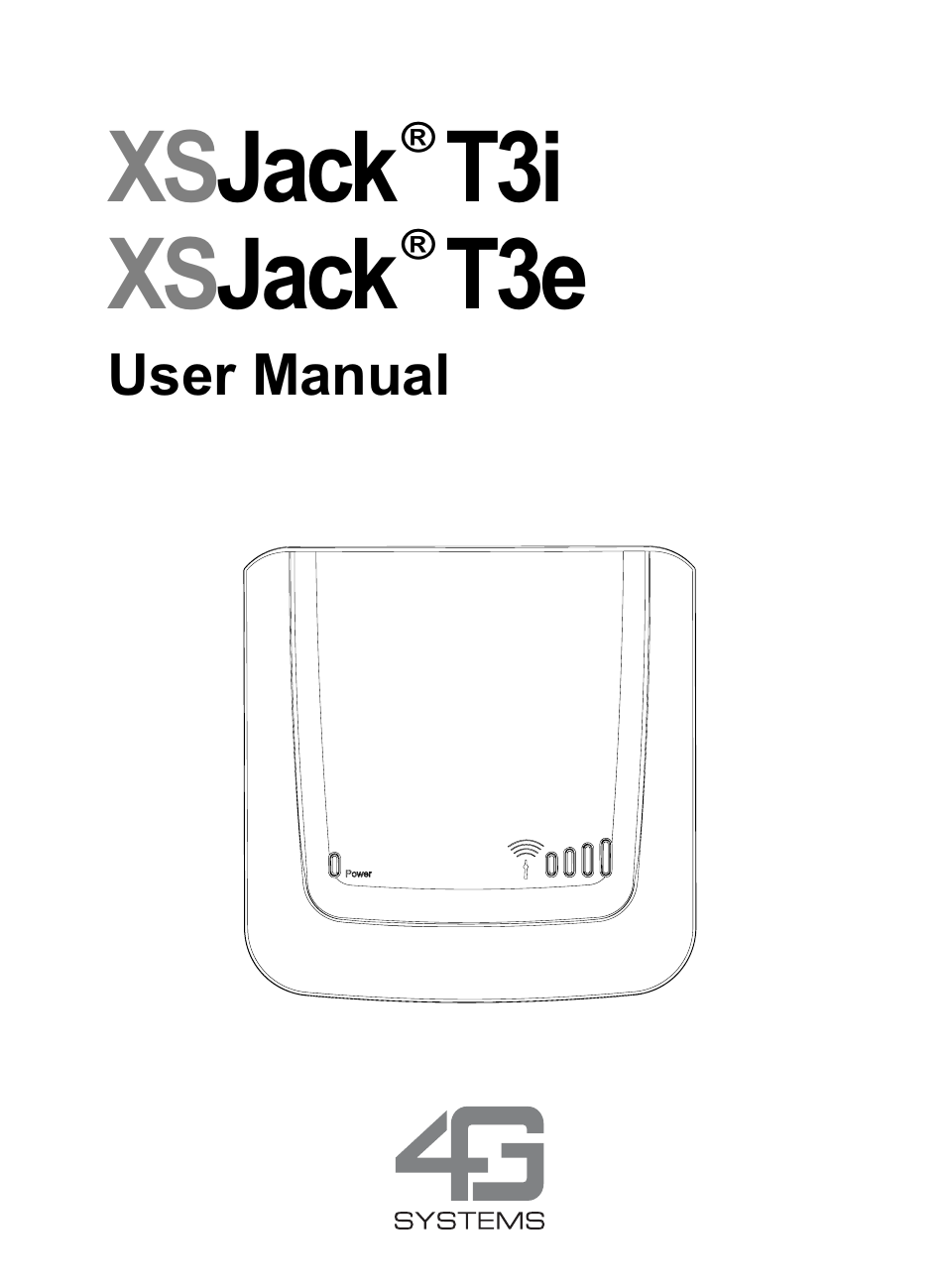 4G Systems XSJack T3e User Manual | 33 pages