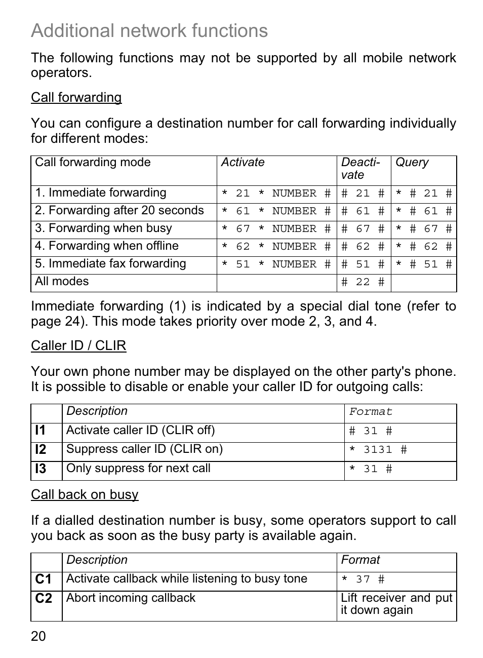 Additional network functions | 4G Systems XSJack T3e User Manual | Page 20 / 33