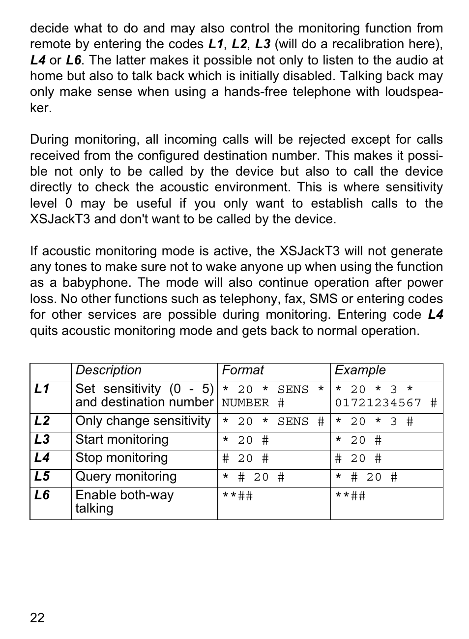 4G Systems XSJack T3e User Manual | Page 22 / 33