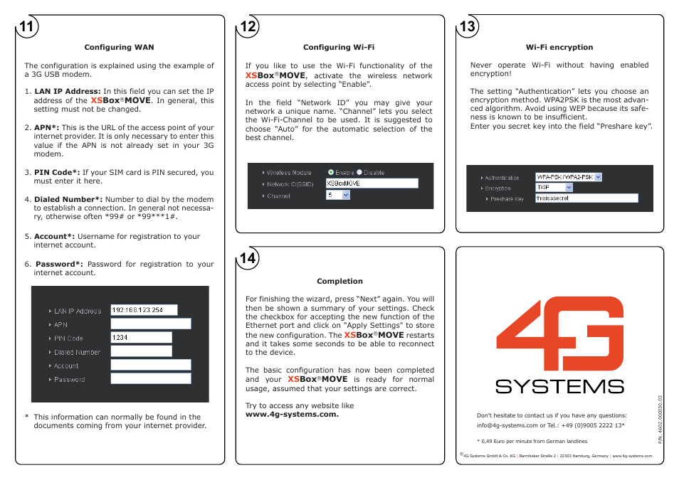 Xs box, Move | 4G Systems XSBoxMOVE User Manual | Page 2 / 2