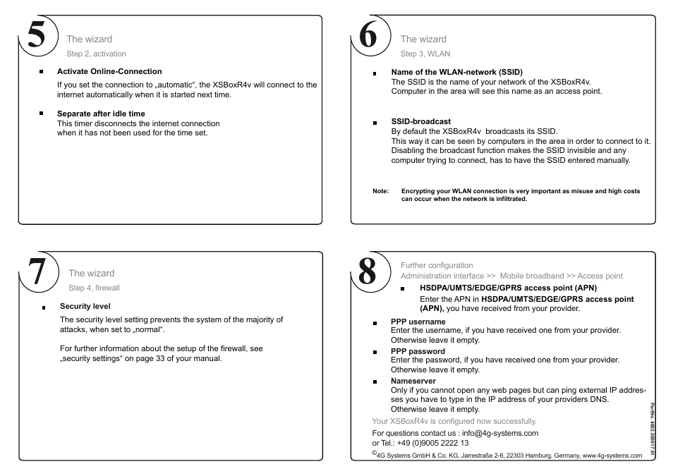 Xs box | 4G Systems XSBoxR4v User Manual | Page 2 / 2