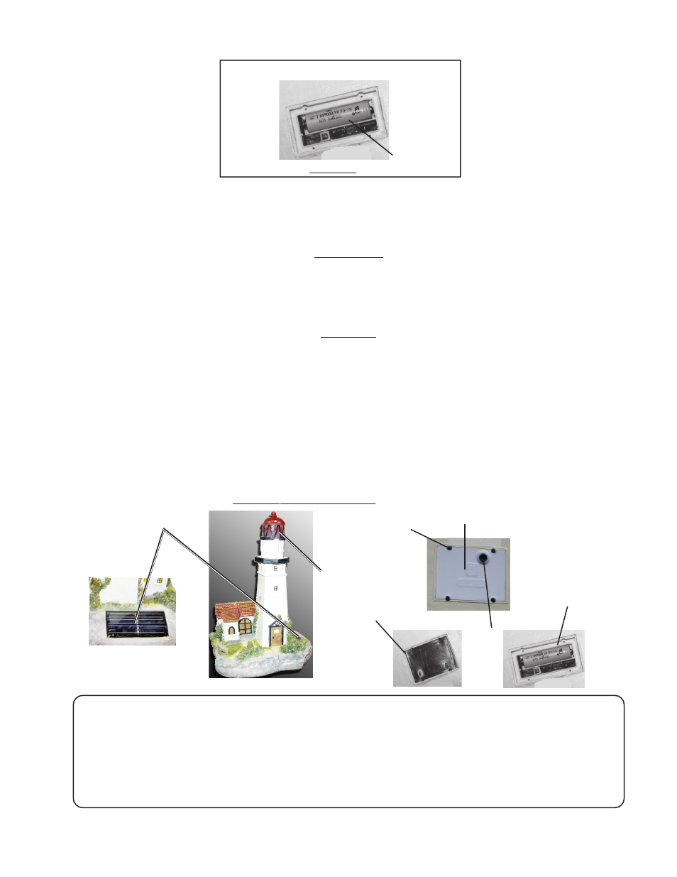Bumble Bee Decorative Lighthouse Solar Light 91233 User Manual | Page 5 / 5