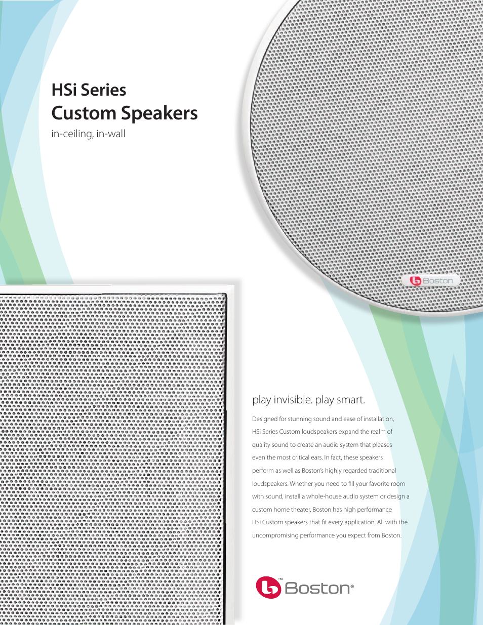 Boston Acoustics HSi Series HSi 250 User Manual | 4 pages