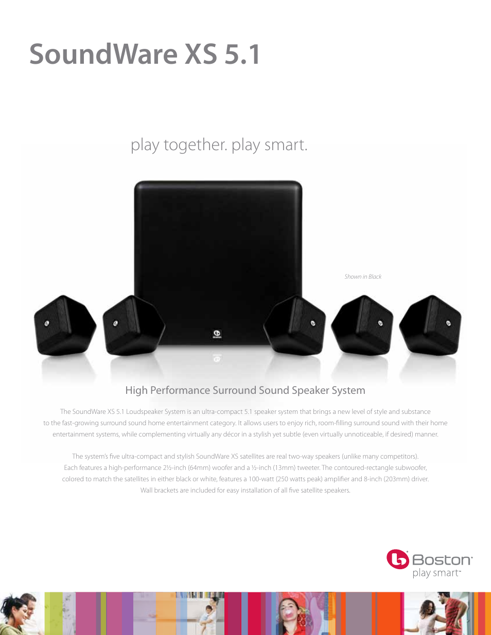 Boston Acoustics SoundWare XS 5.1 User Manual | 2 pages