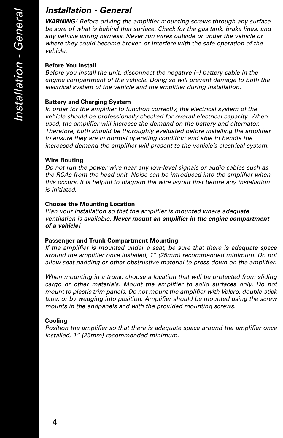 Boston Acoustics GTA 1005 User Manual | Page 4 / 12