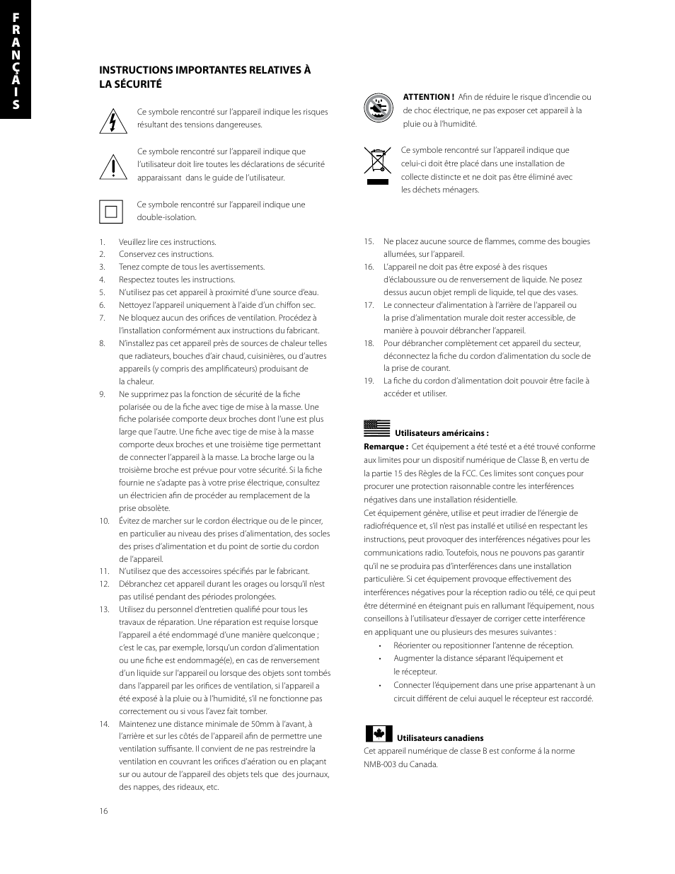 Boston Acoustics CPS 10Wi User Manual | Page 16 / 44