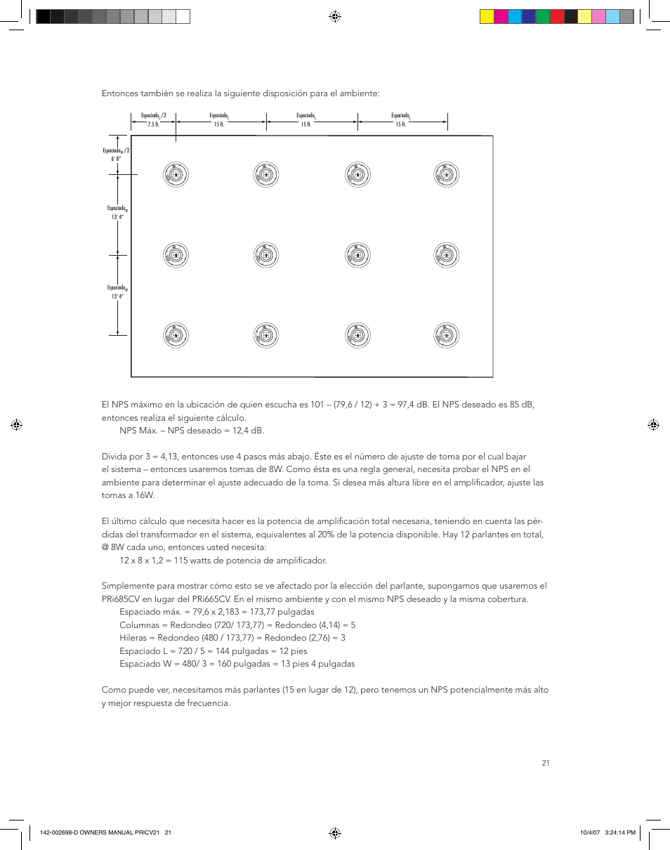 Boston Acoustics PRI665CV User Manual | Page 21 / 44