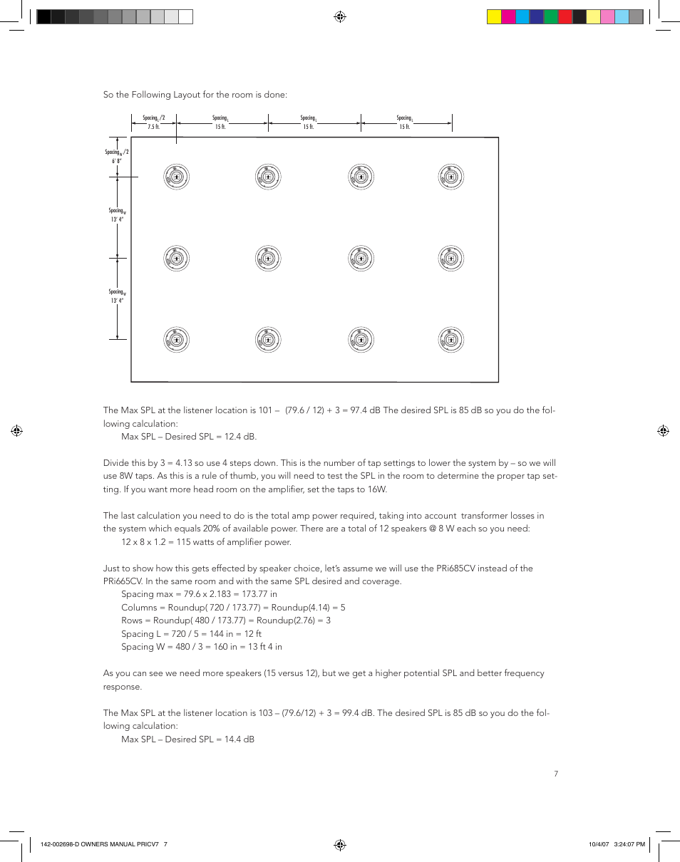 Boston Acoustics PRI665CV User Manual | Page 7 / 44