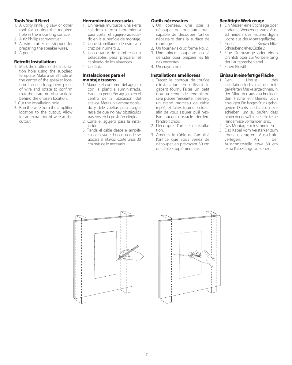 Boston Acoustics HSi 455 User Manual | Page 7 / 12