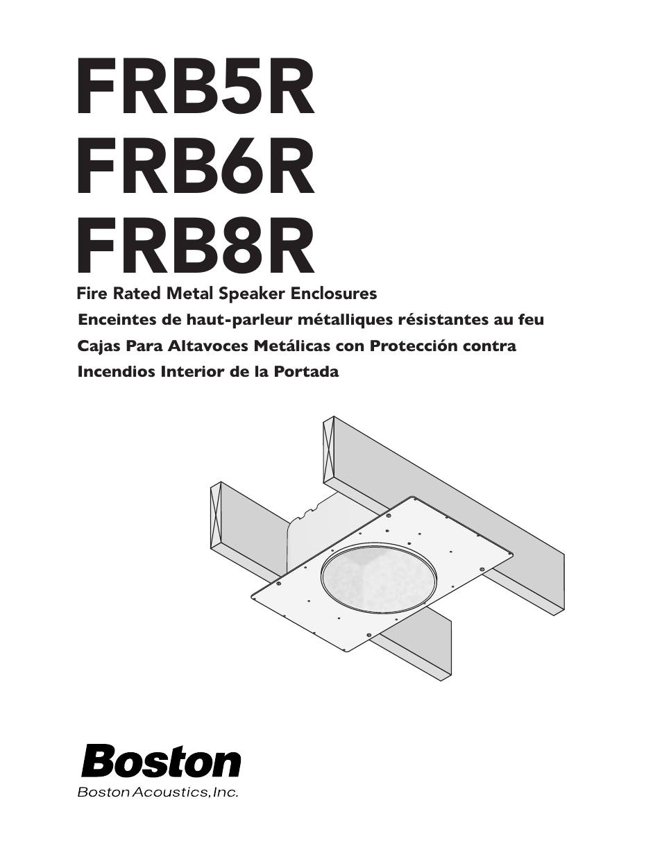 Boston Acoustics FRB8R User Manual | 16 pages