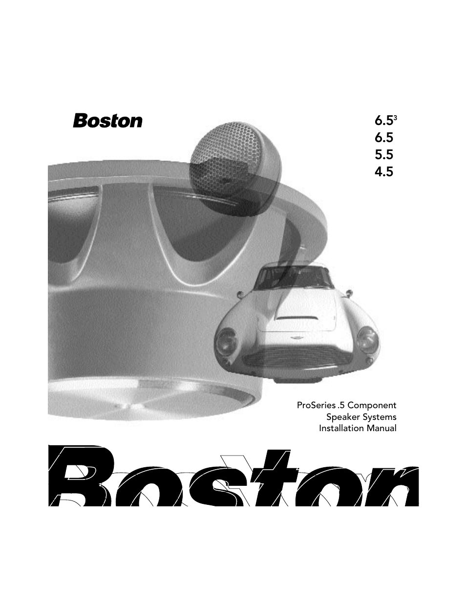 Boston Acoustics 5.5 User Manual | 16 pages