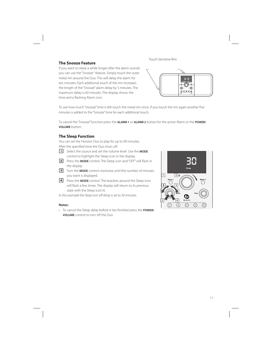Boston Acoustics AM/FM Radio Tuner User Manual | Page 11 / 16