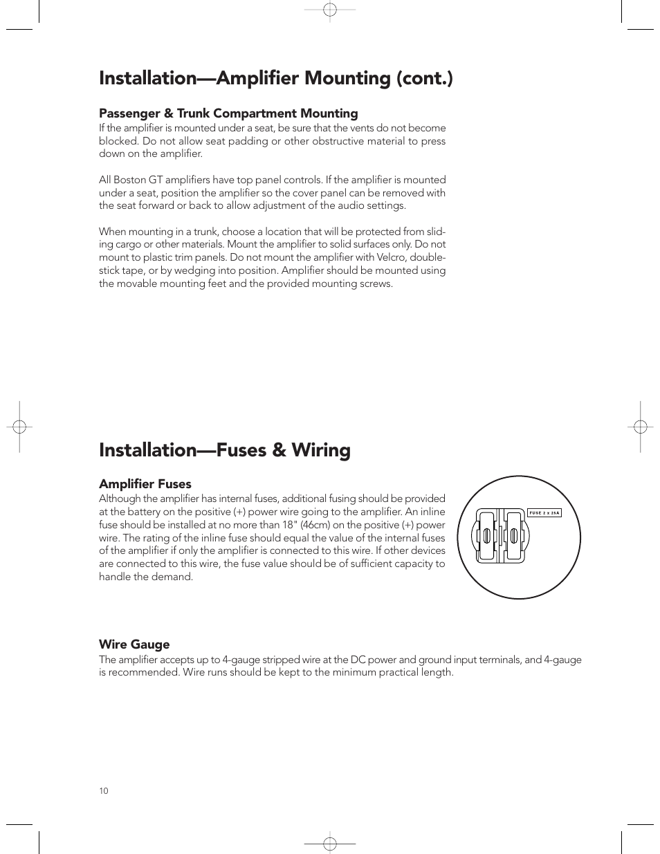 Boston Acoustics GT-40 User Manual | Page 10 / 19