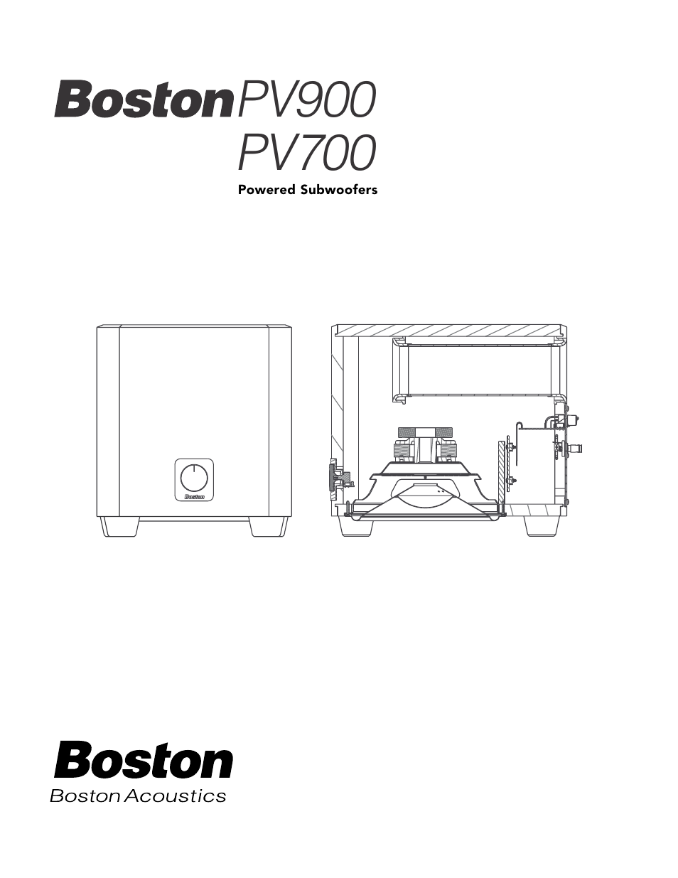 Boston Acoustics POWERED PV700 User Manual | 11 pages