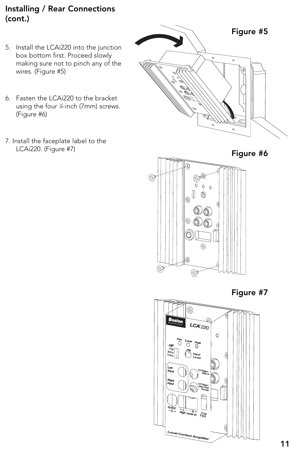 Figure #7 | Boston Acoustics LCAi220 User Manual | Page 12 / 19