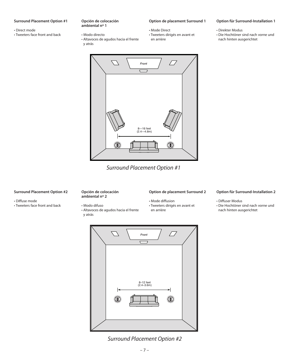 Boston Acoustics VSi H470T2 User Manual | Page 7 / 20