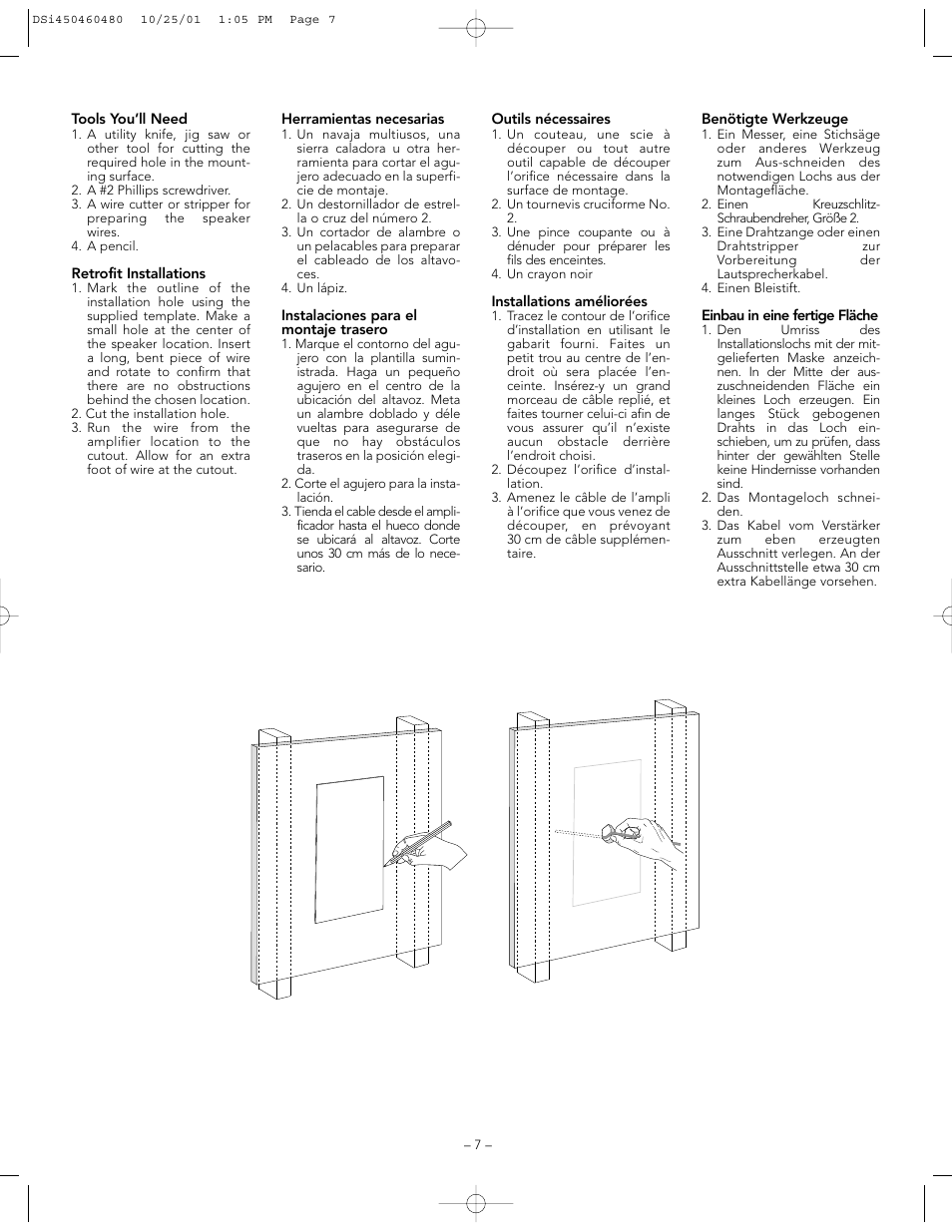 Boston Acoustics DSi450 User Manual | Page 7 / 12