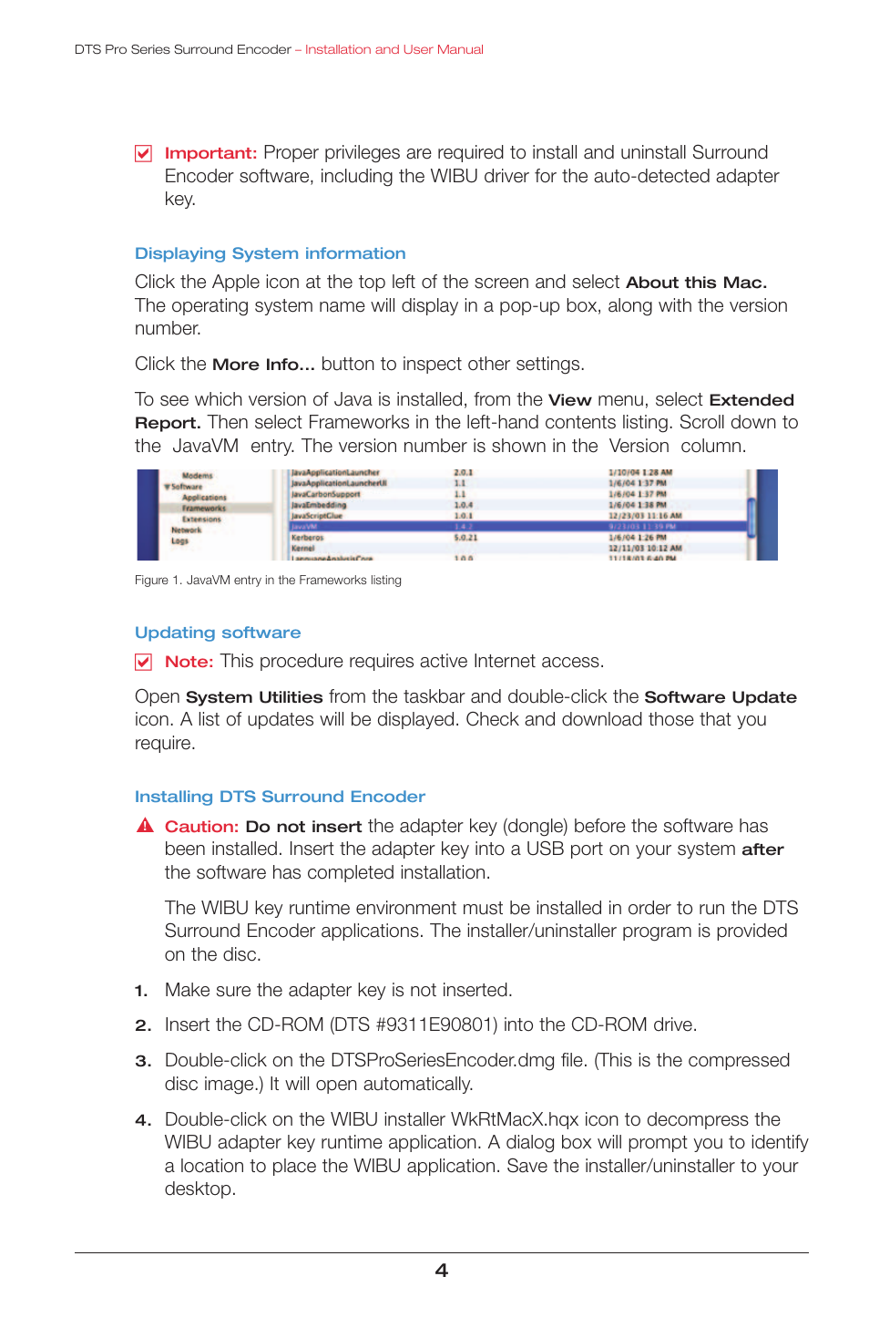 DTS surround encoder User Manual | Page 6 / 28