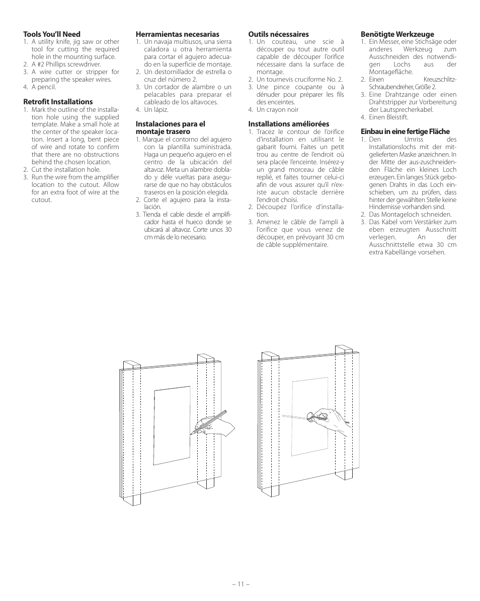 Boston Acoustics HSi 475T2 User Manual | Page 11 / 16