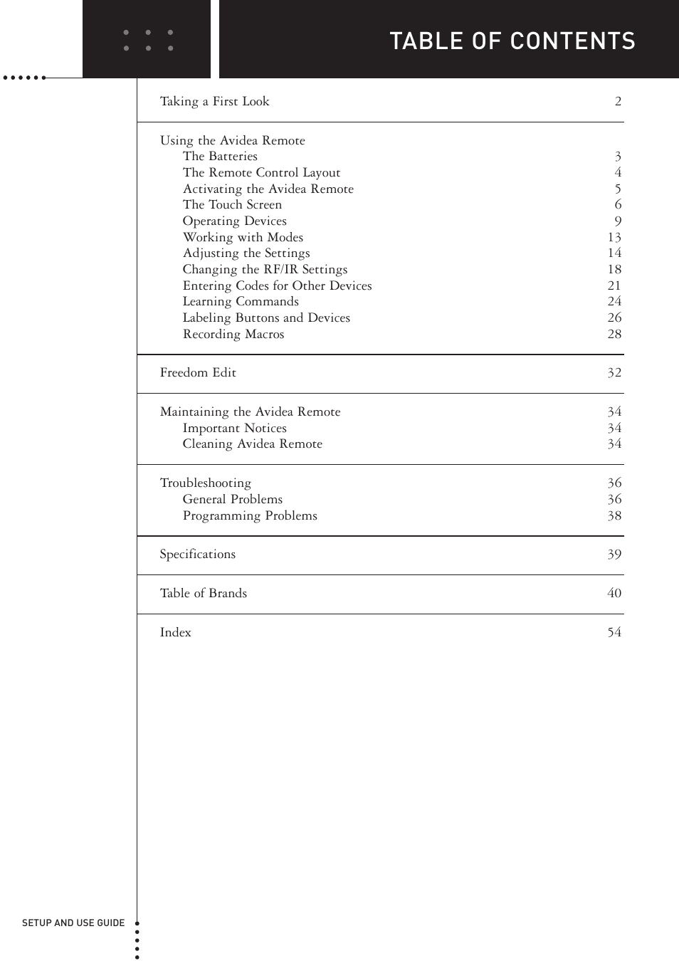 Boston Acoustics TSU501 User Manual | Page 3 / 59