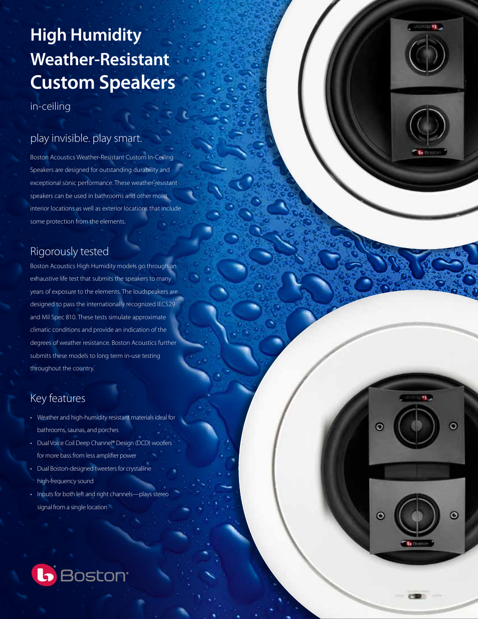 Boston Acoustics HSi H460T2 User Manual | 2 pages