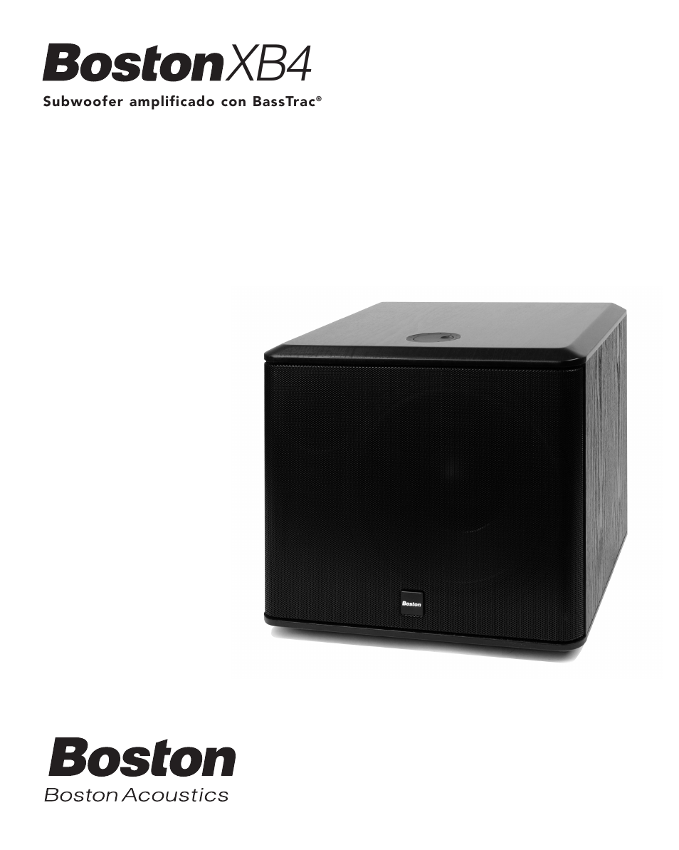 Boston Acoustics XB4 User Manual | Page 9 / 24
