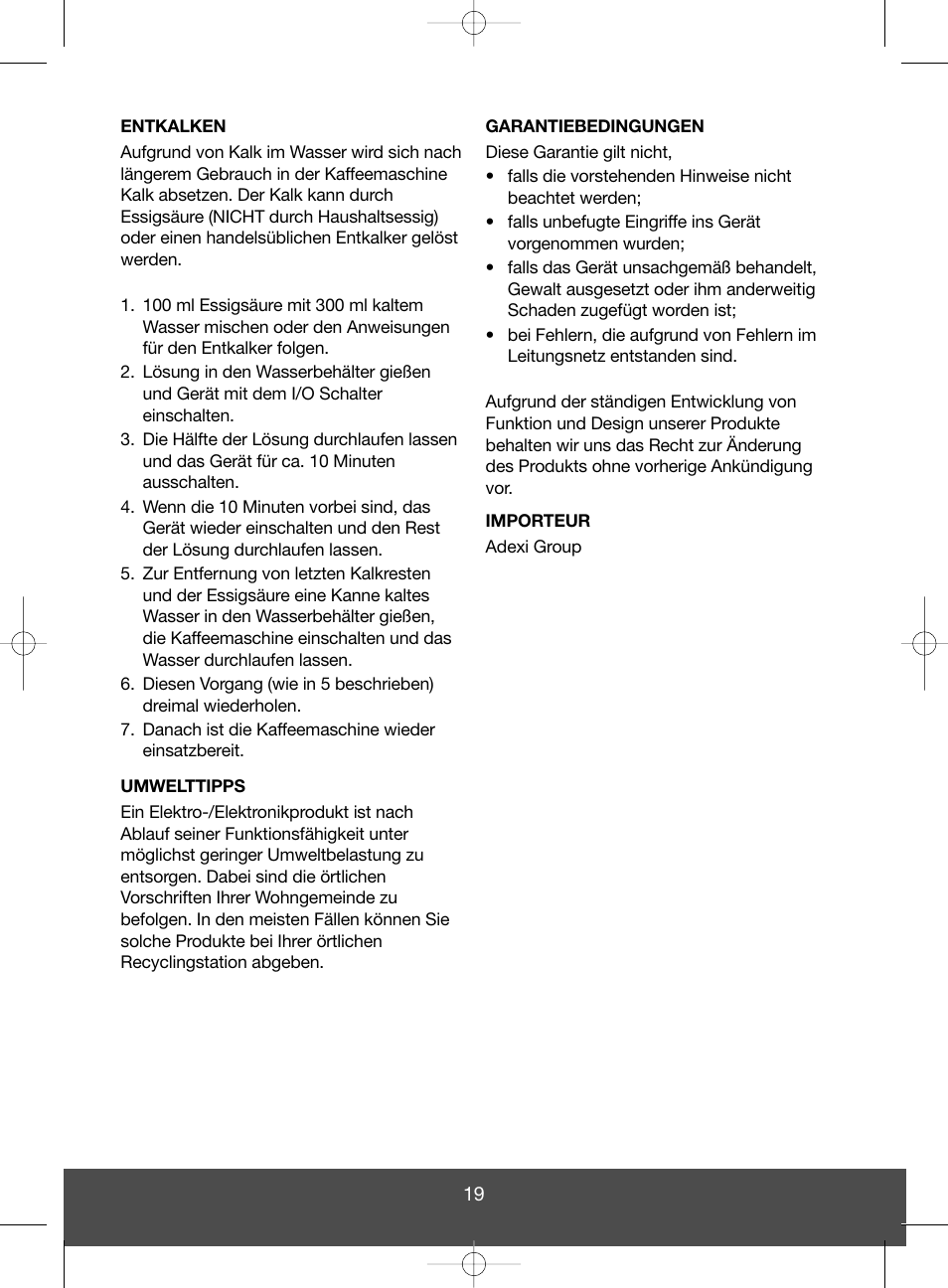 Butler 645-067 User Manual | Page 19 / 23