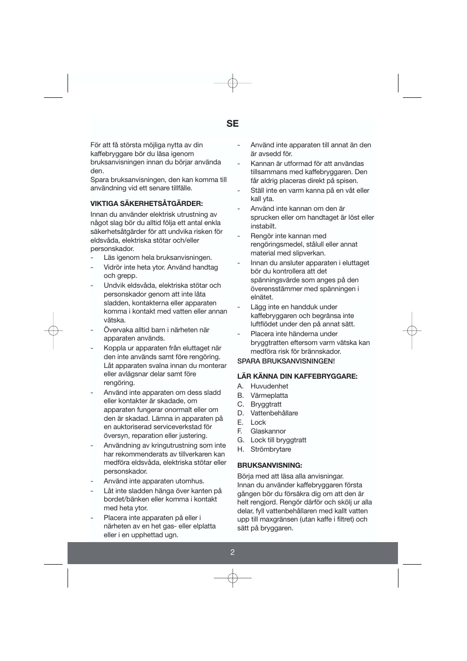 Butler 645-060 User Manual | Page 2 / 25