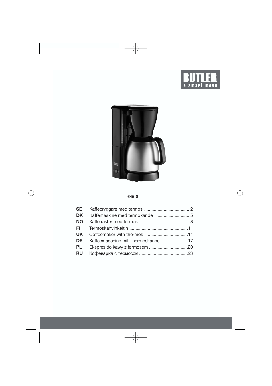 Butler 645-082 User Manual | 27 pages