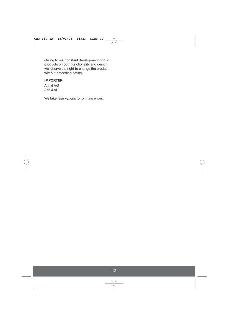 Butler 645-045 User Manual | Page 12 / 20