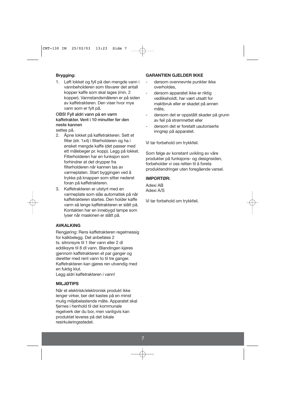 Butler 645-045 User Manual | Page 7 / 20