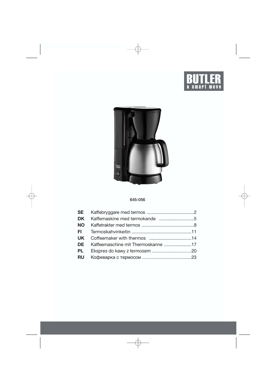 Butler 645-056 User Manual | 27 pages