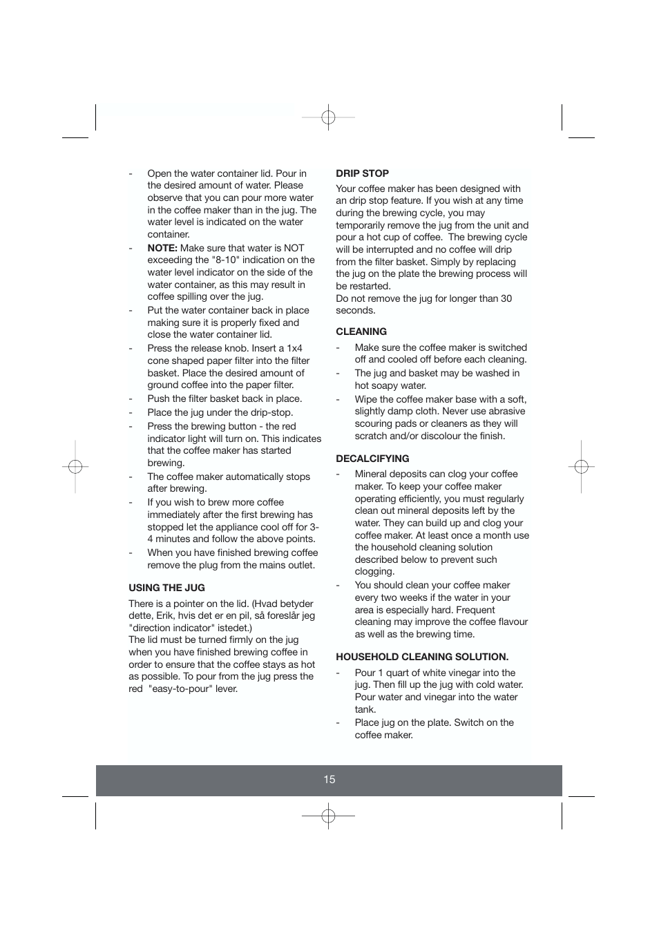 Butler 645-056 User Manual | Page 15 / 27