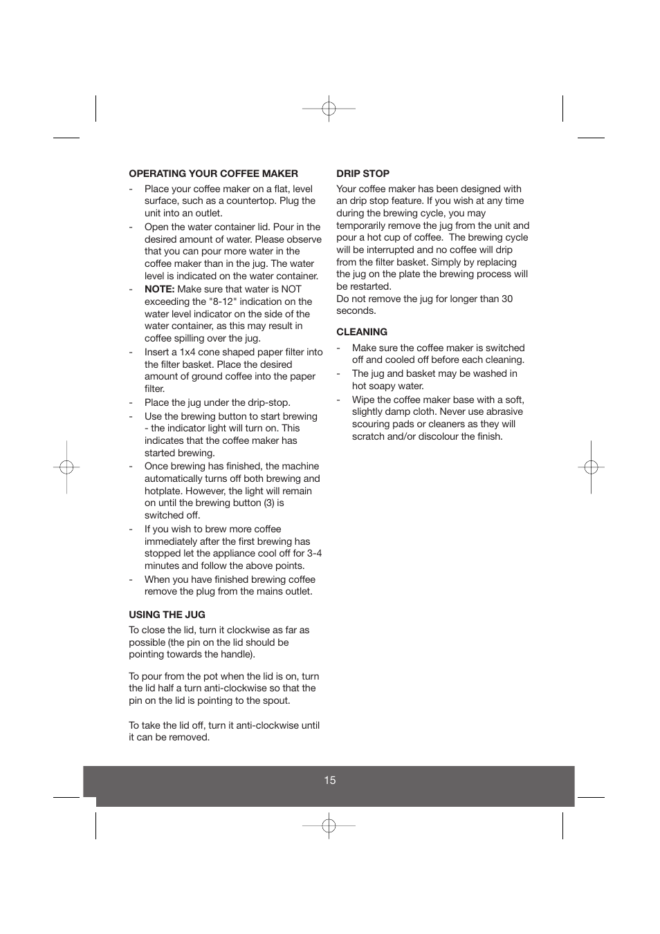 Butler 645-071 User Manual | Page 15 / 27