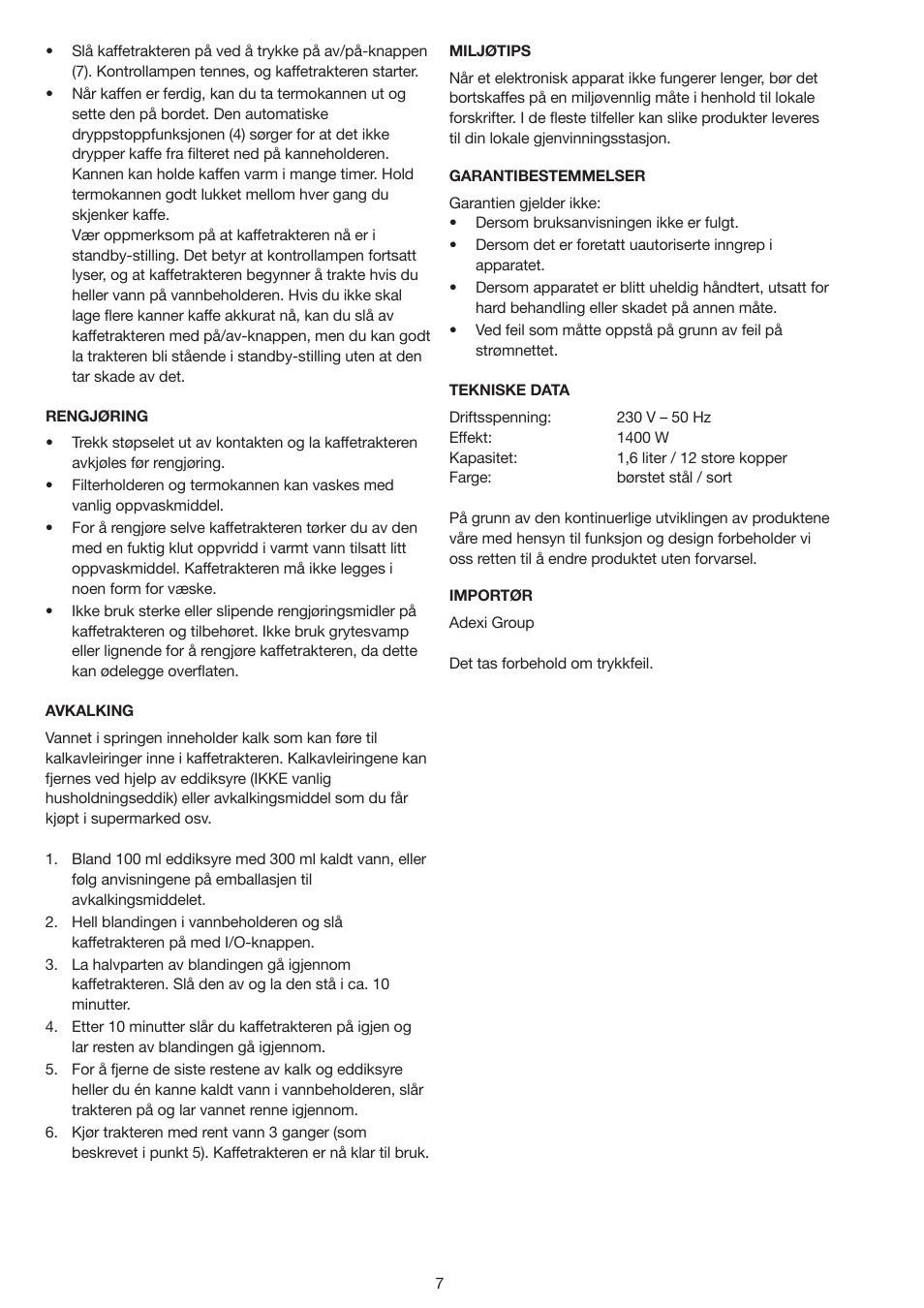 Butler 645-230 User Manual | Page 7 / 18