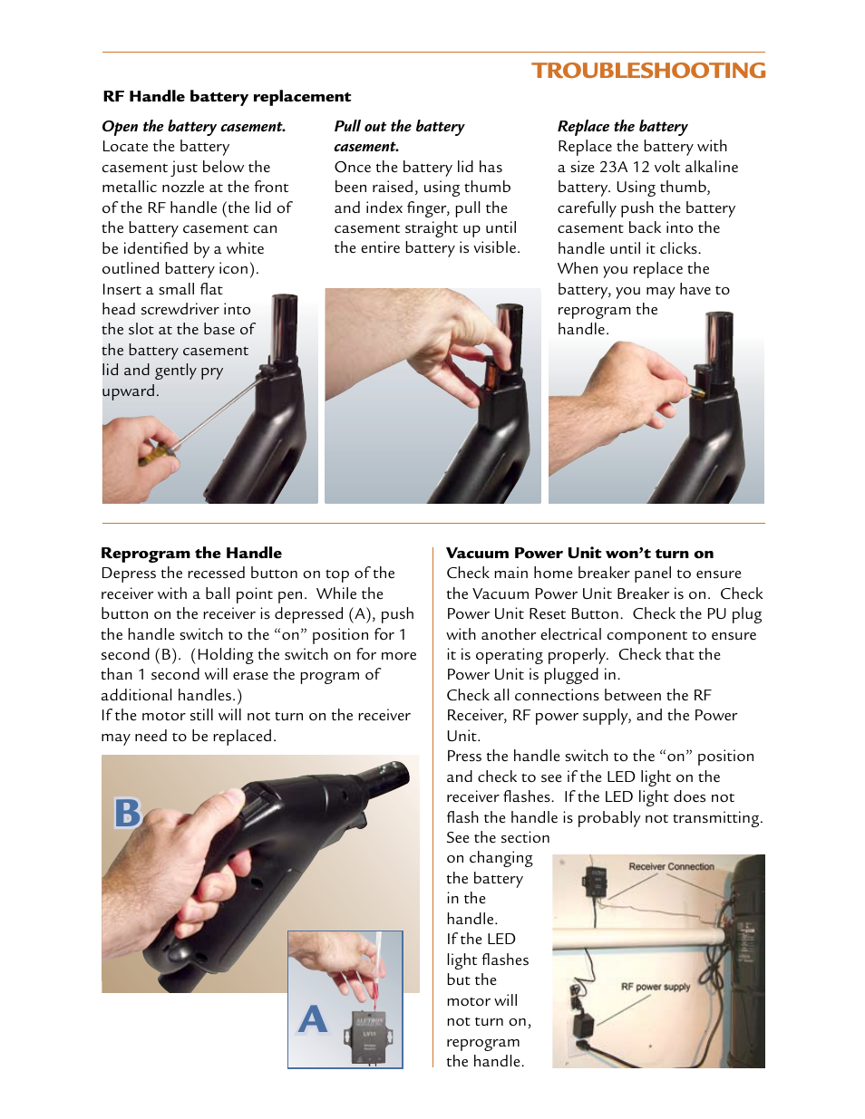 Hide-a-Hose Central vacuum system User Manual | Page 3 / 3