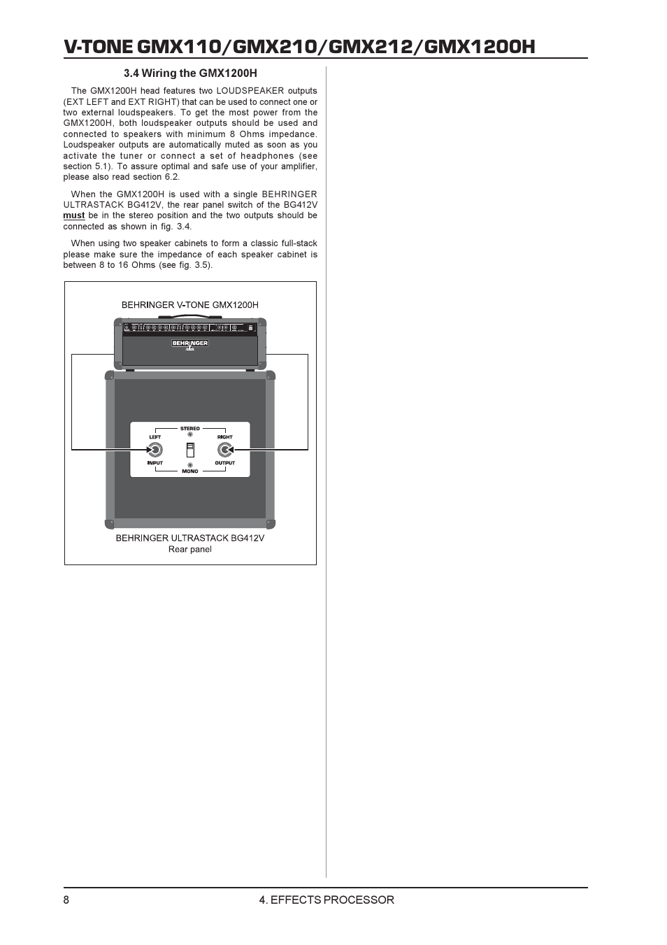 Behringer GMX212 User Manual | Page 8 / 16