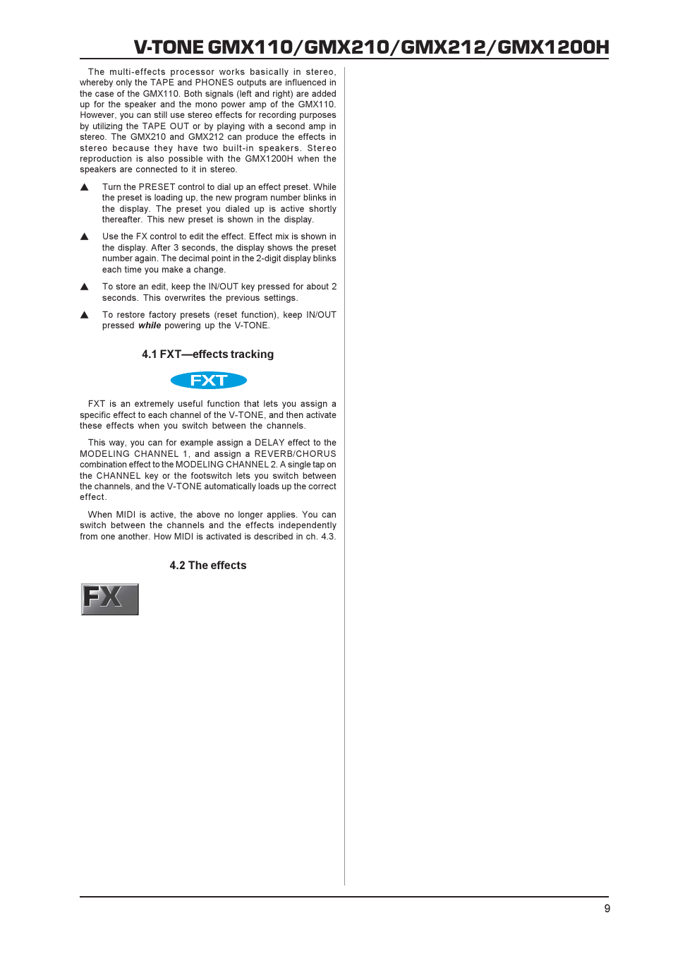 Behringer GMX212 User Manual | Page 9 / 16