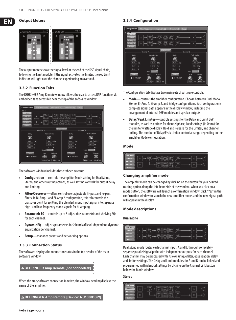Behringer iNuke NU6000DSP User Manual | Page 10 / 22