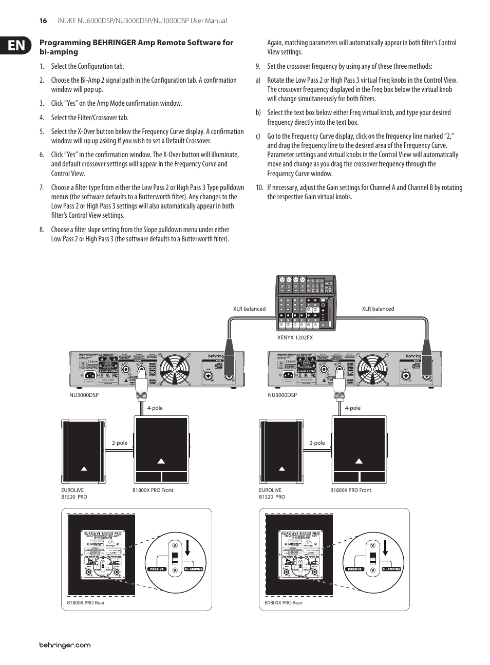 Behringer iNuke NU6000DSP User Manual | Page 16 / 22