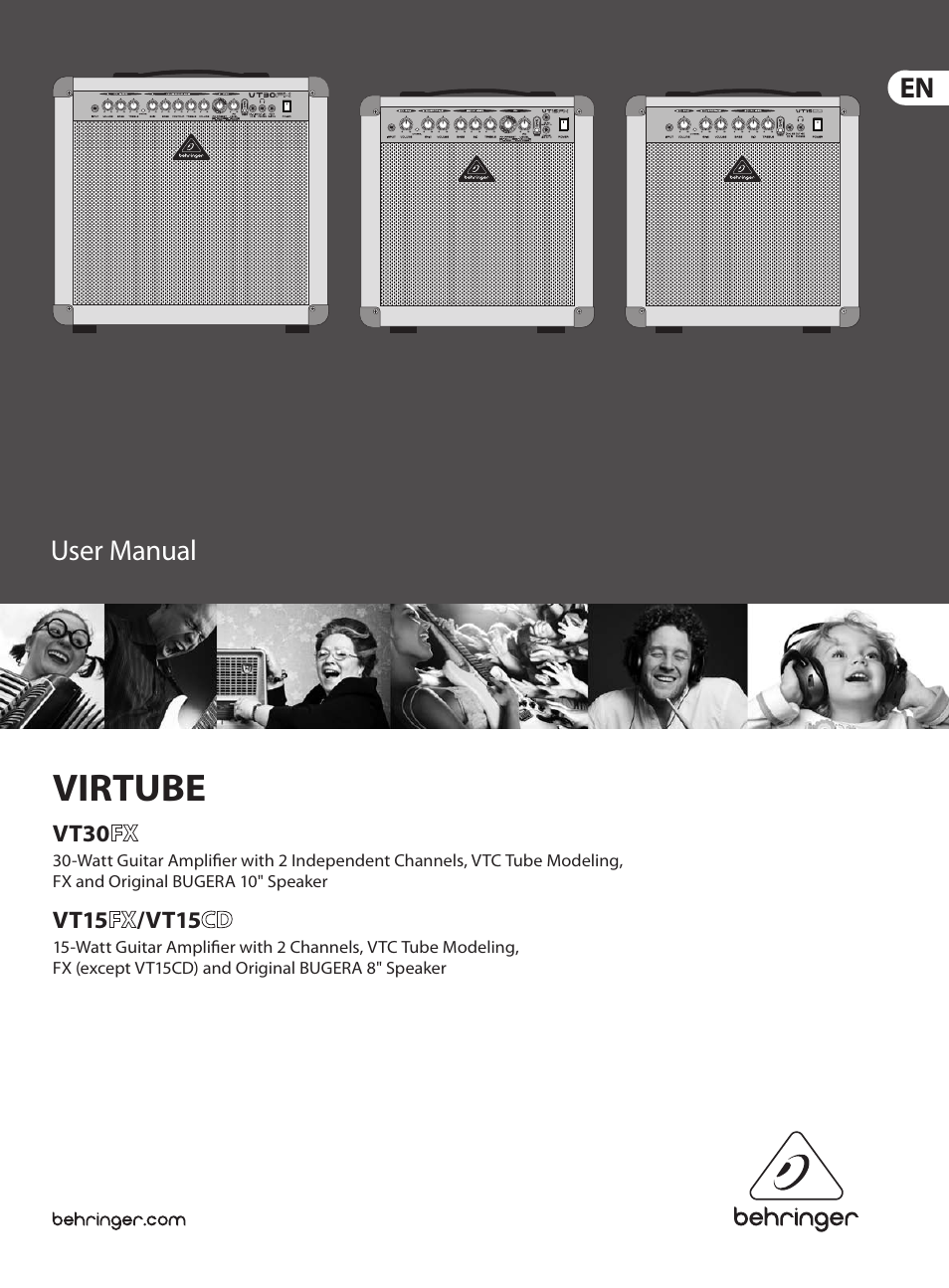Behringer Virtube VT30FX User Manual | 11 pages