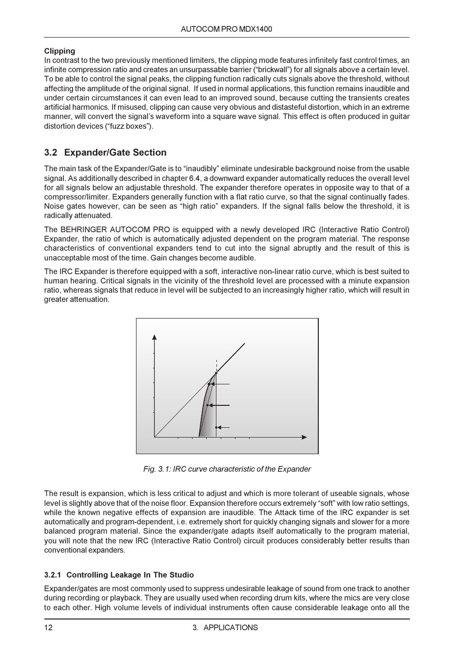 Behringer MDX1400 User Manual | Page 12 / 28
