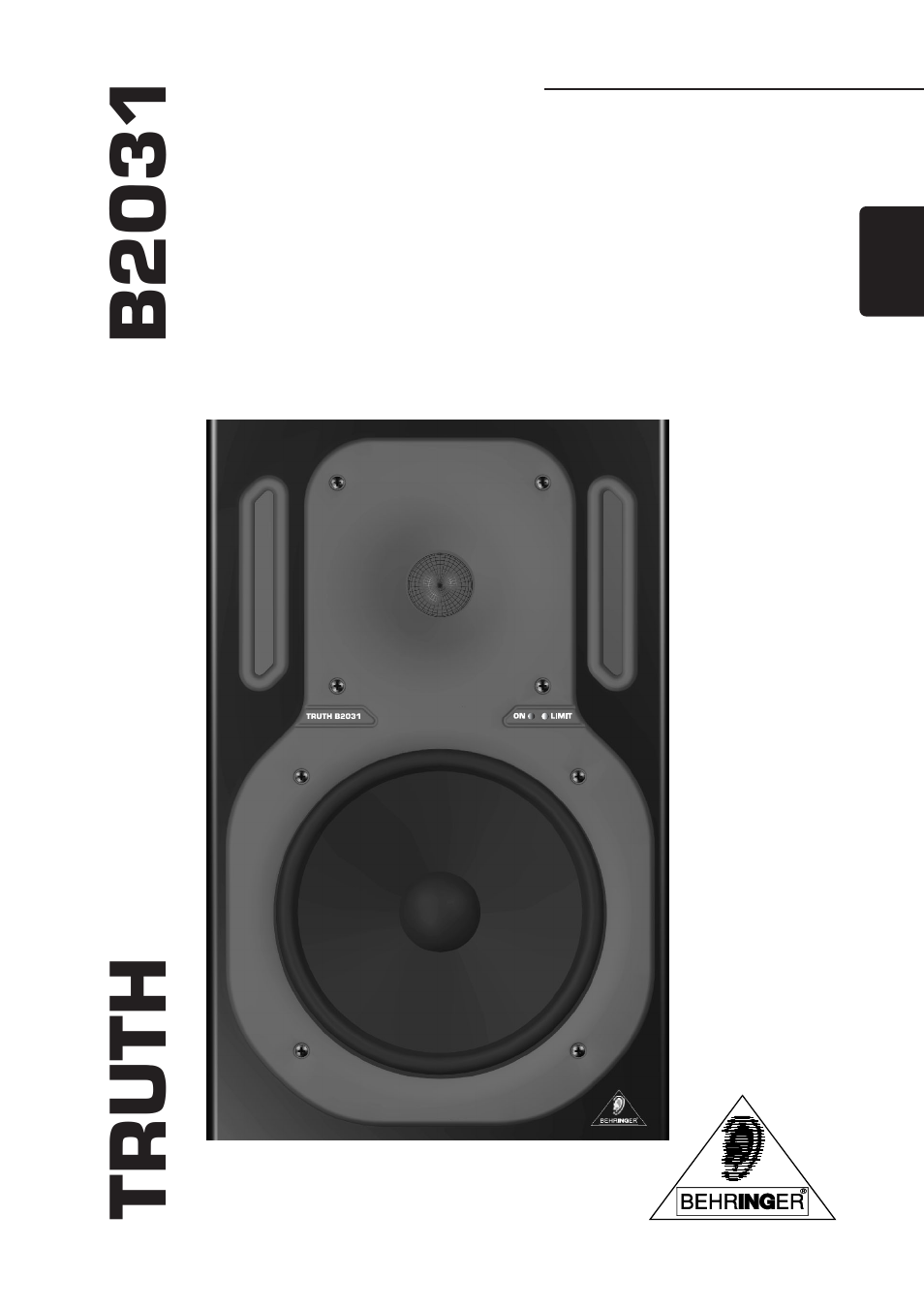 Behringer B2031 User Manual | 16 pages