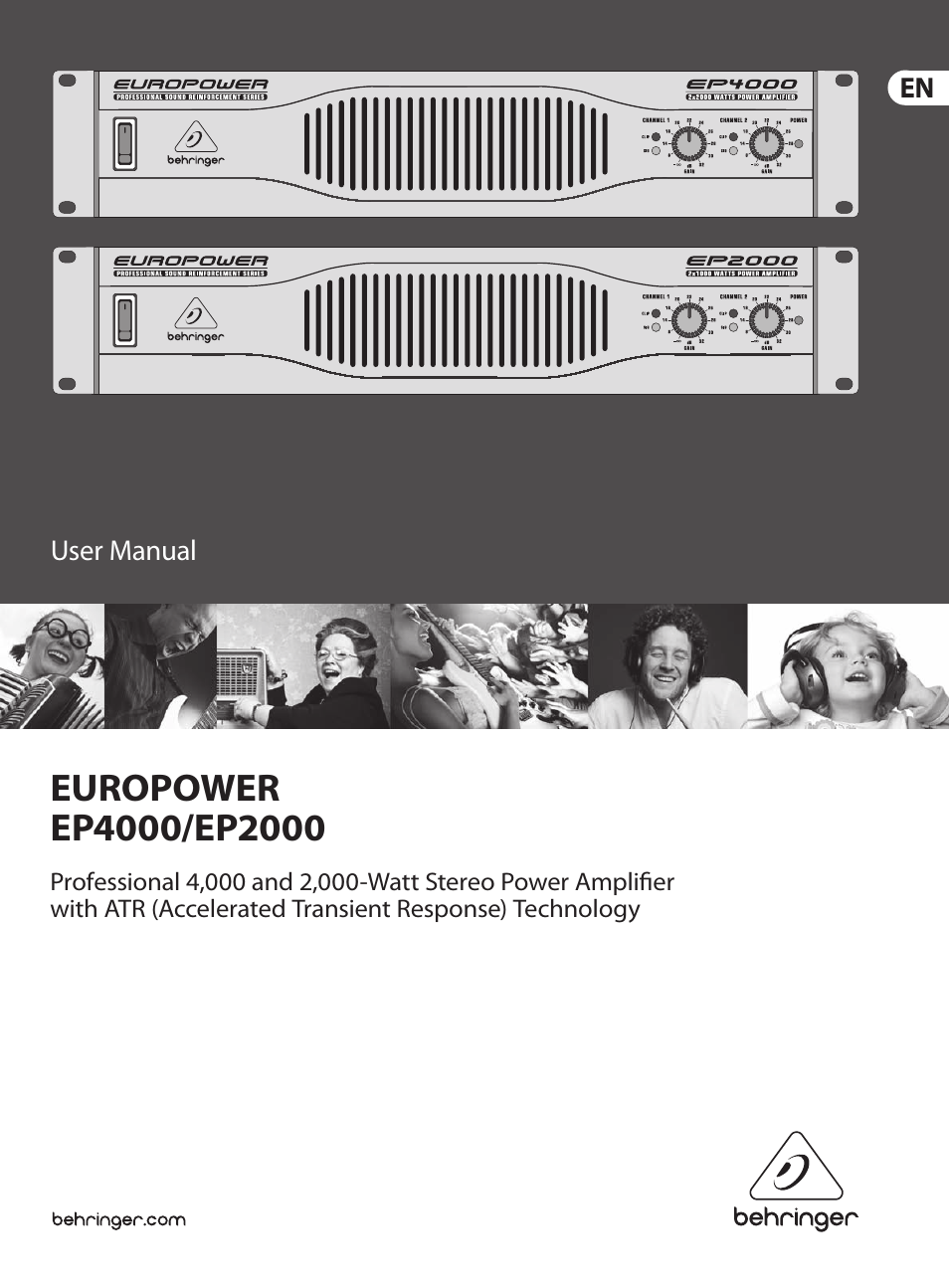 Behringer EUROPOWER Professional 4 User Manual | 14 pages