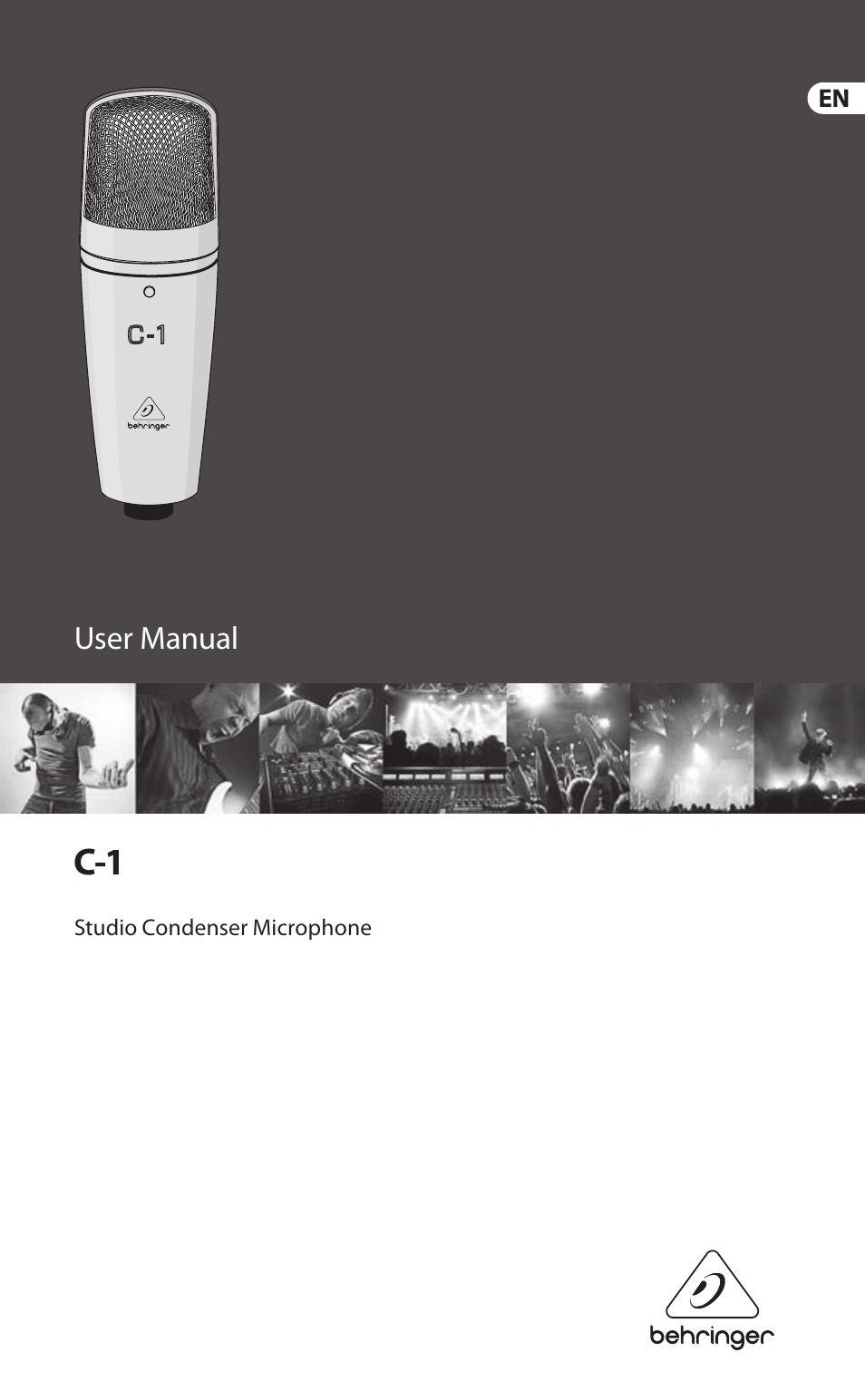 Behringer Studio Condenser Microphone C-1 User Manual | 8 pages