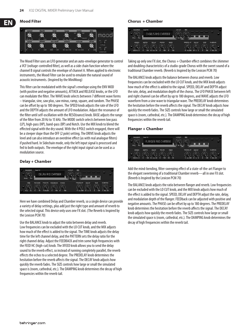 Behringer 32-Channel User Manual | Page 24 / 70