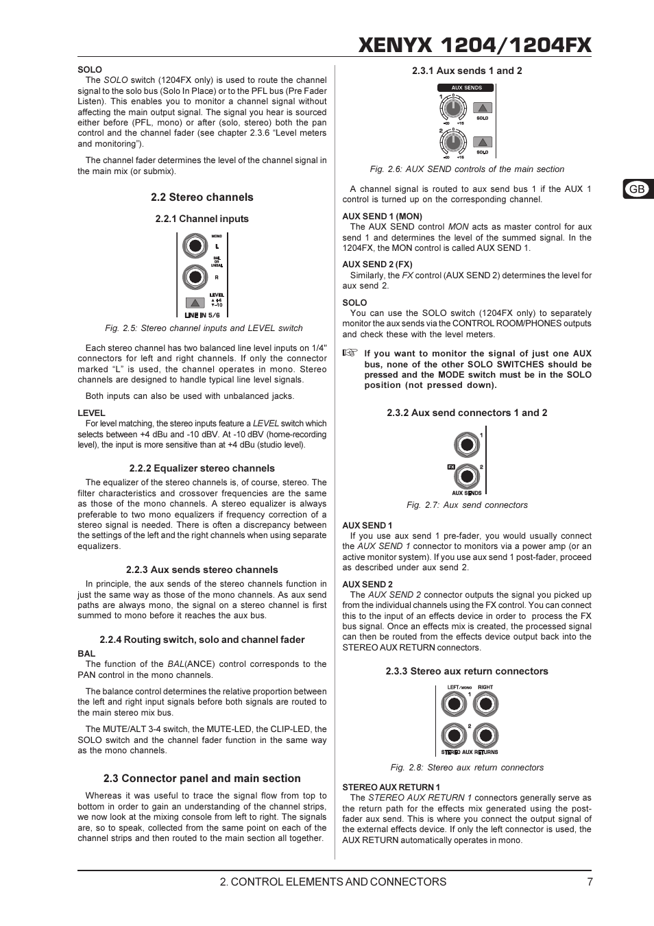 Behringer Xenyx User Manual | Page 7 / 13