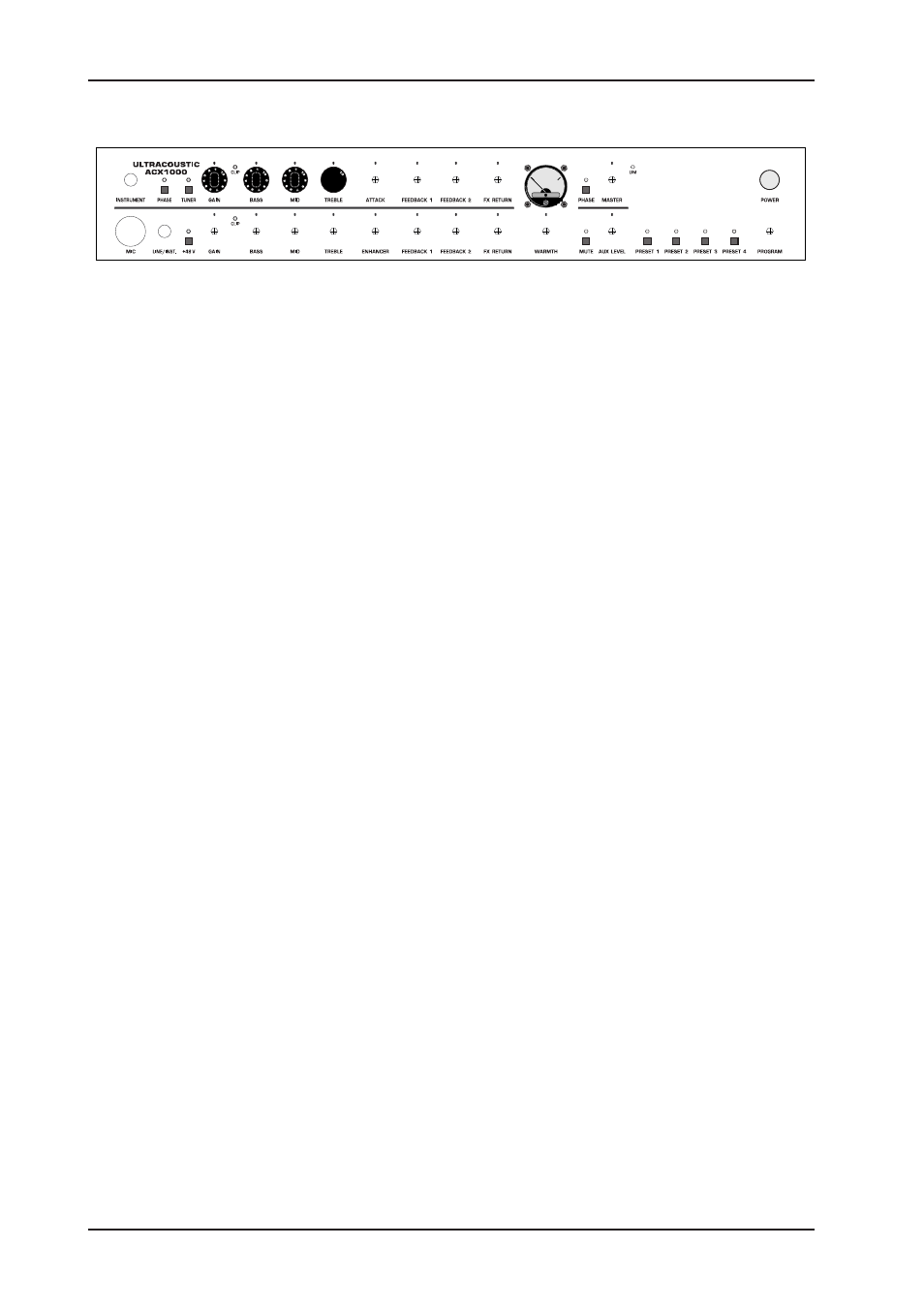 Behringer ACX1000 User Manual | Page 8 / 17