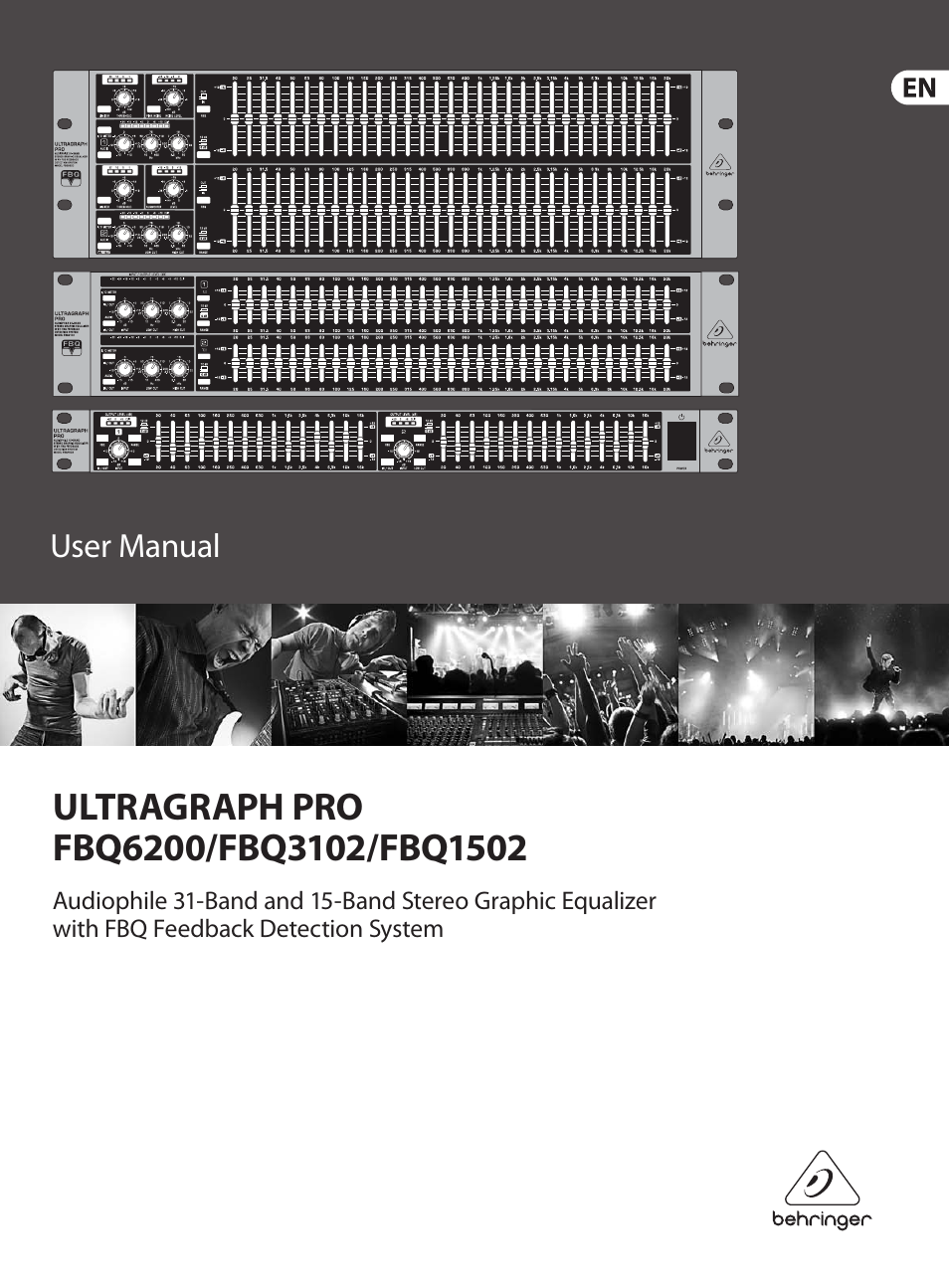 Behringer FBQ6200/FBQ3102/FBQ1502 User Manual | 14 pages